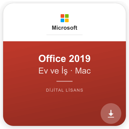 Office 2019 Ev ve İş KEY Macbook Lisans