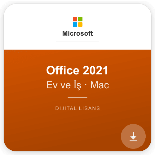 Microsoft Office 2021 Home Business Lisans Anahtarı Key - Macbook Lisansı