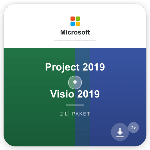 Project 2019 + Visio 2019 Lisans Anahtarı KEY