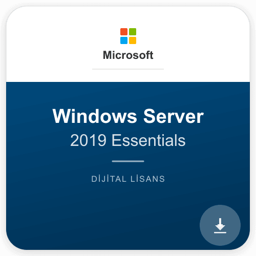 Windows Server 2019 Essentials KEY Lisans Anahtarı