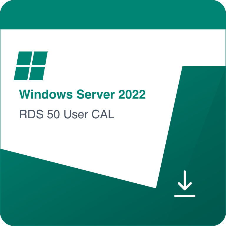 Windows Server 2022 Remote Desktop Services 50 User CAL